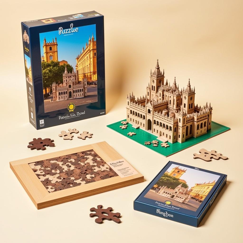 Different types of Spain puzzles