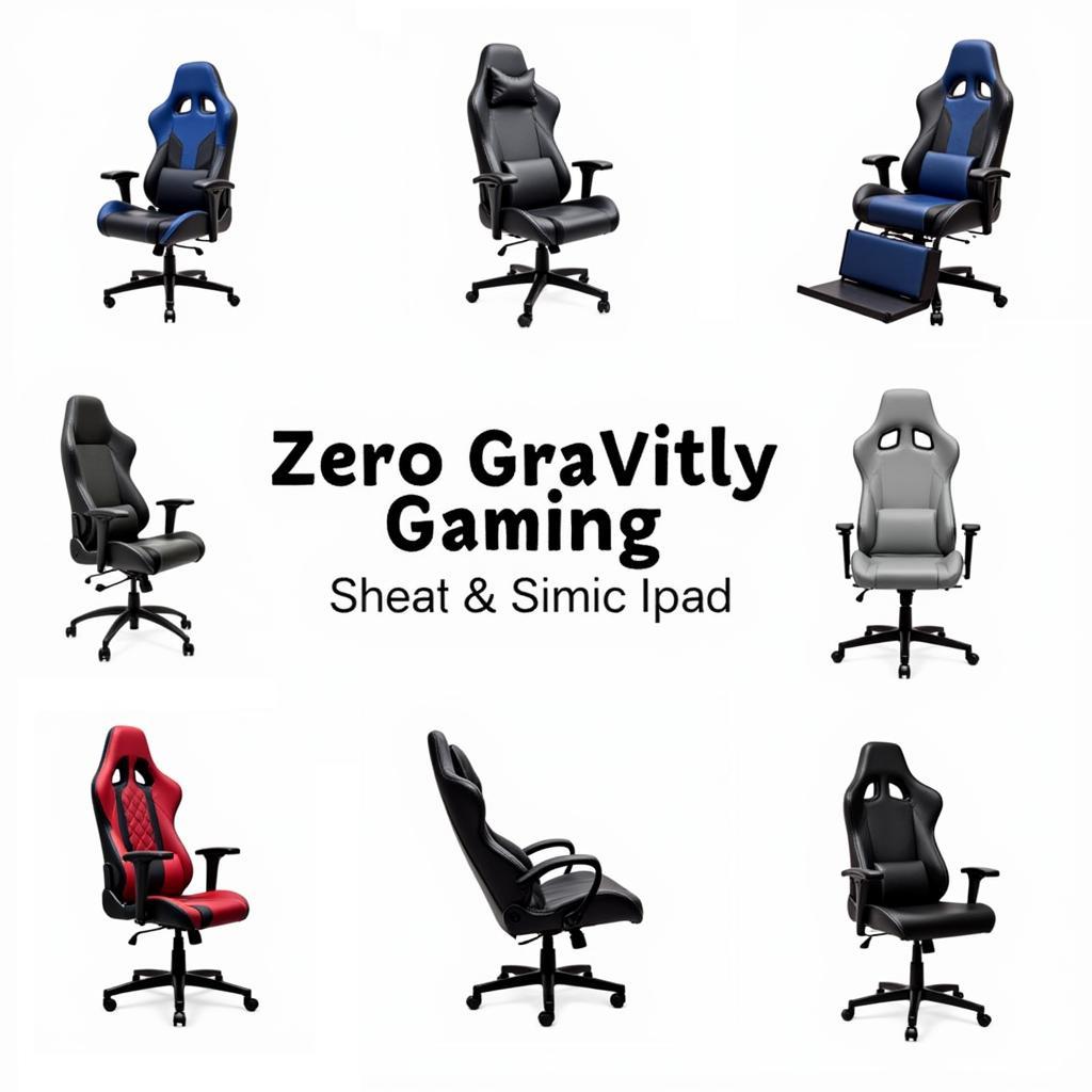 Different Zero Gravity Gaming Chair Models