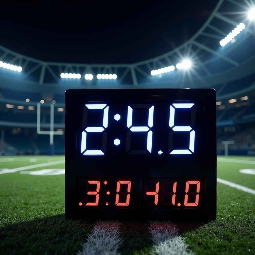 Modern Digital Football Play Clock