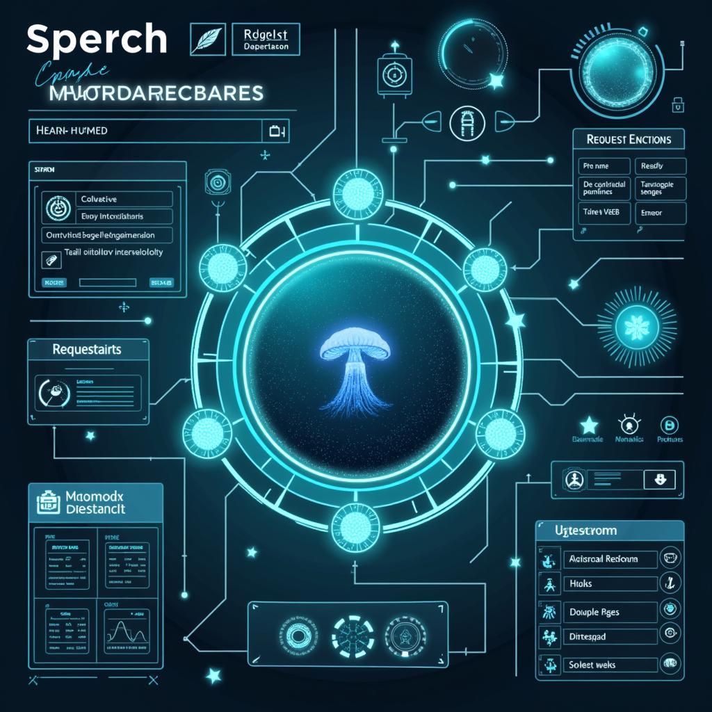 Modern digital interface for accessing a spore database