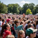 Disc Golf Masters Tour: Spectators enjoying the tournament