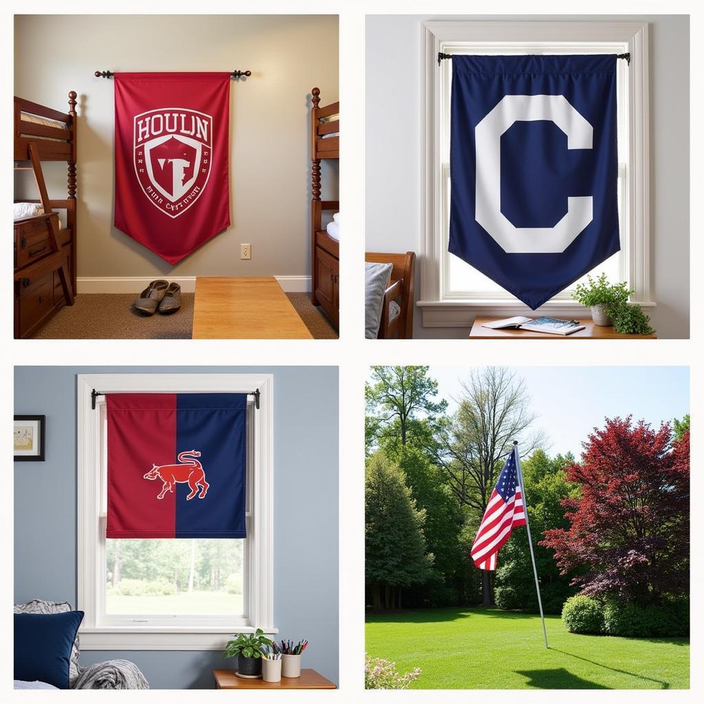 Creative ways to display your house flag indoors and outdoors