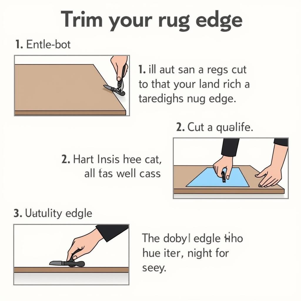 Trimming a Rug Edge: A DIY Guide