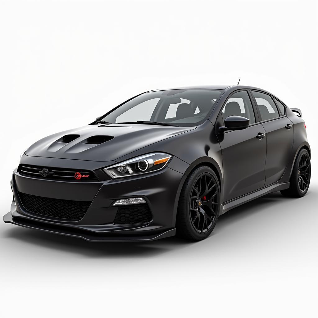 Dodge Dart SRT Hellcat Rendering