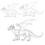 Dragon Sketch Progression