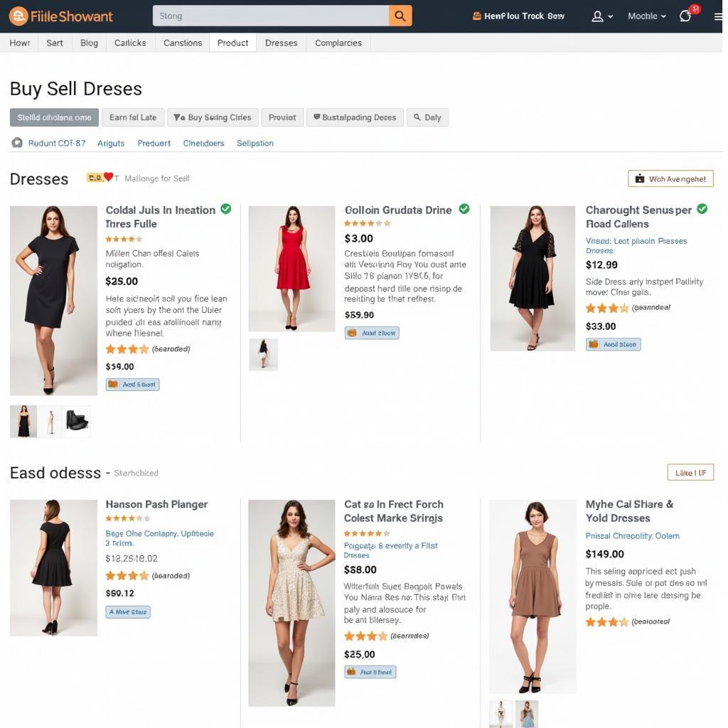 Dress forum online marketplace