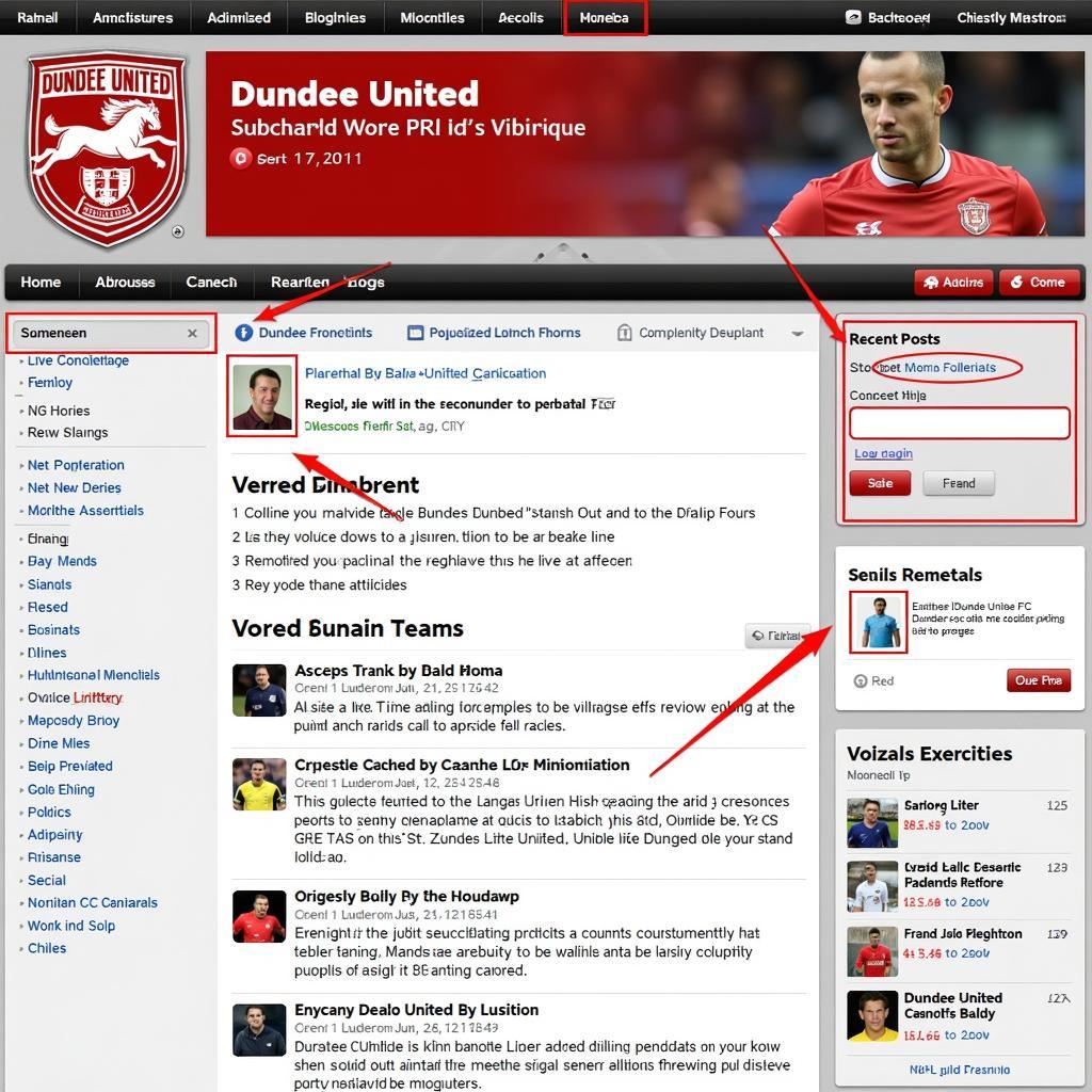 Dundee United Forum Screenshot