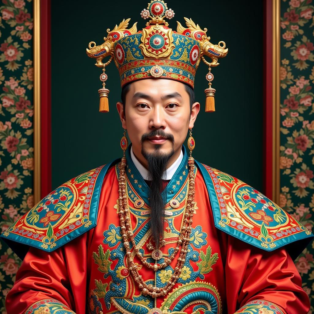 Chinese Emperor in Dynasty Wear