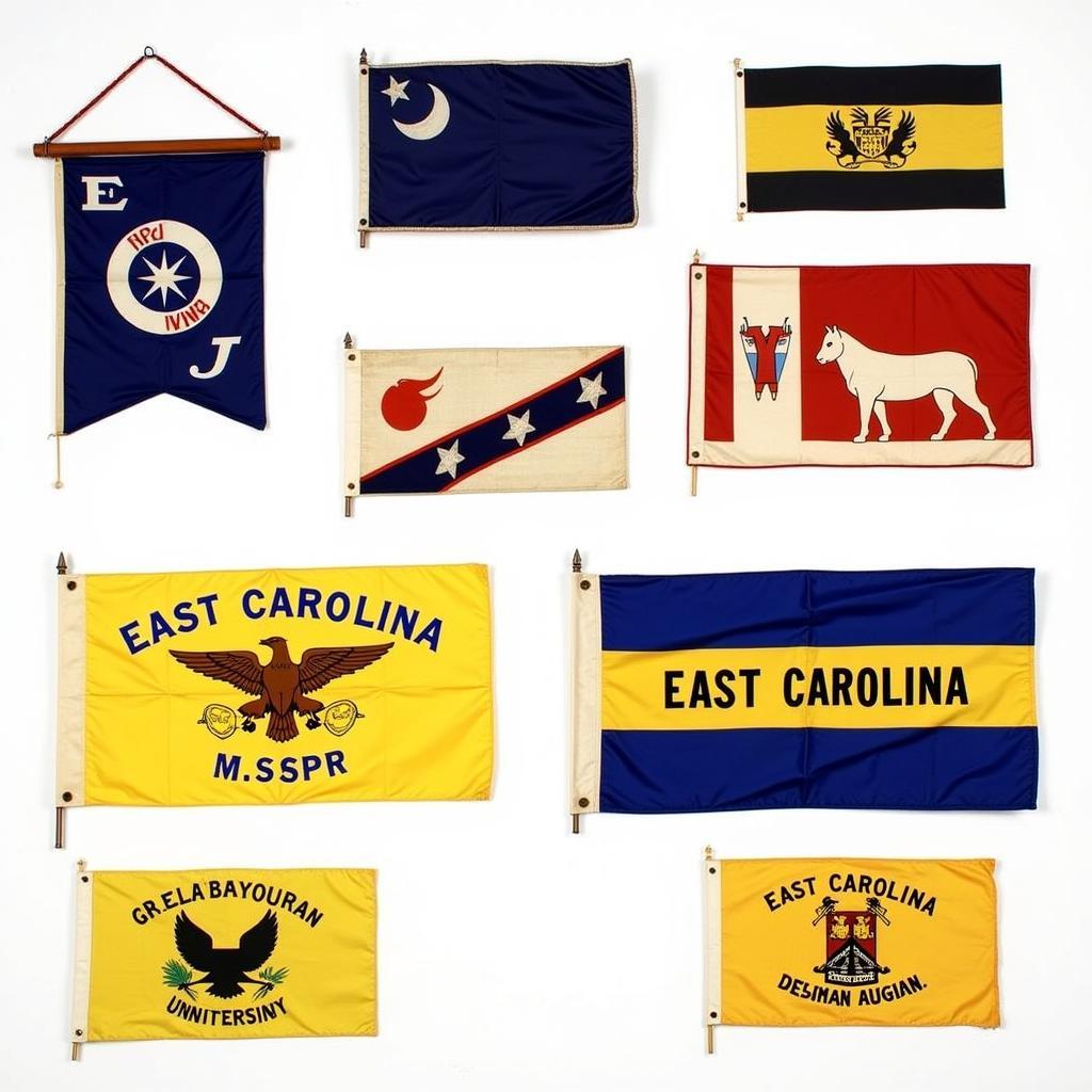 Early East Carolina flags