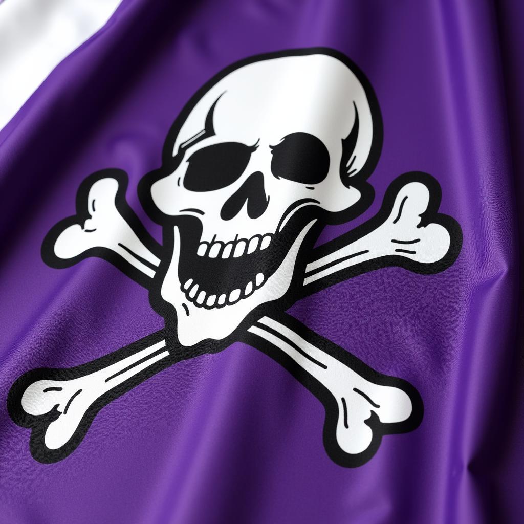 ECU flag with skull and crossbones