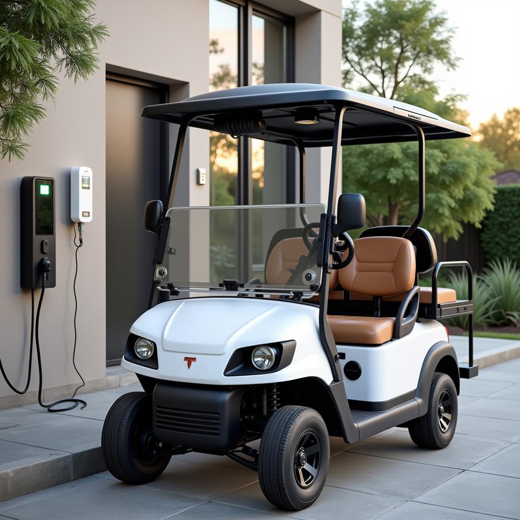 Electric T Cart Charging