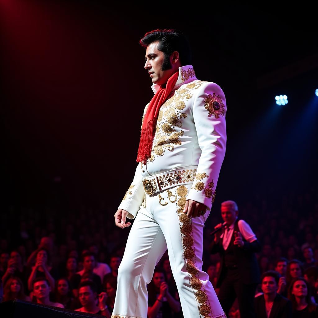 Elvis Impersonator Performance 