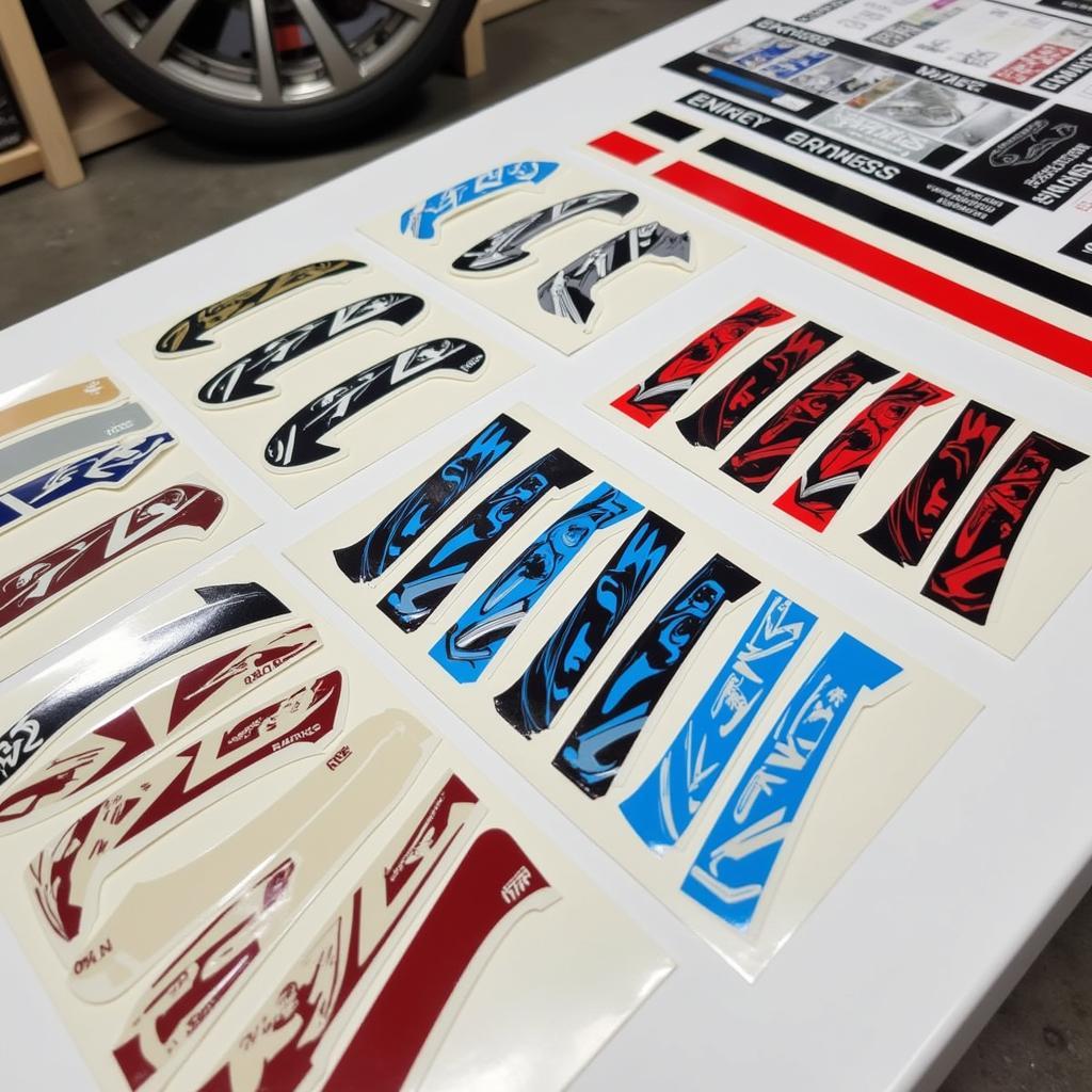 Types of Enkei Wheel Decals