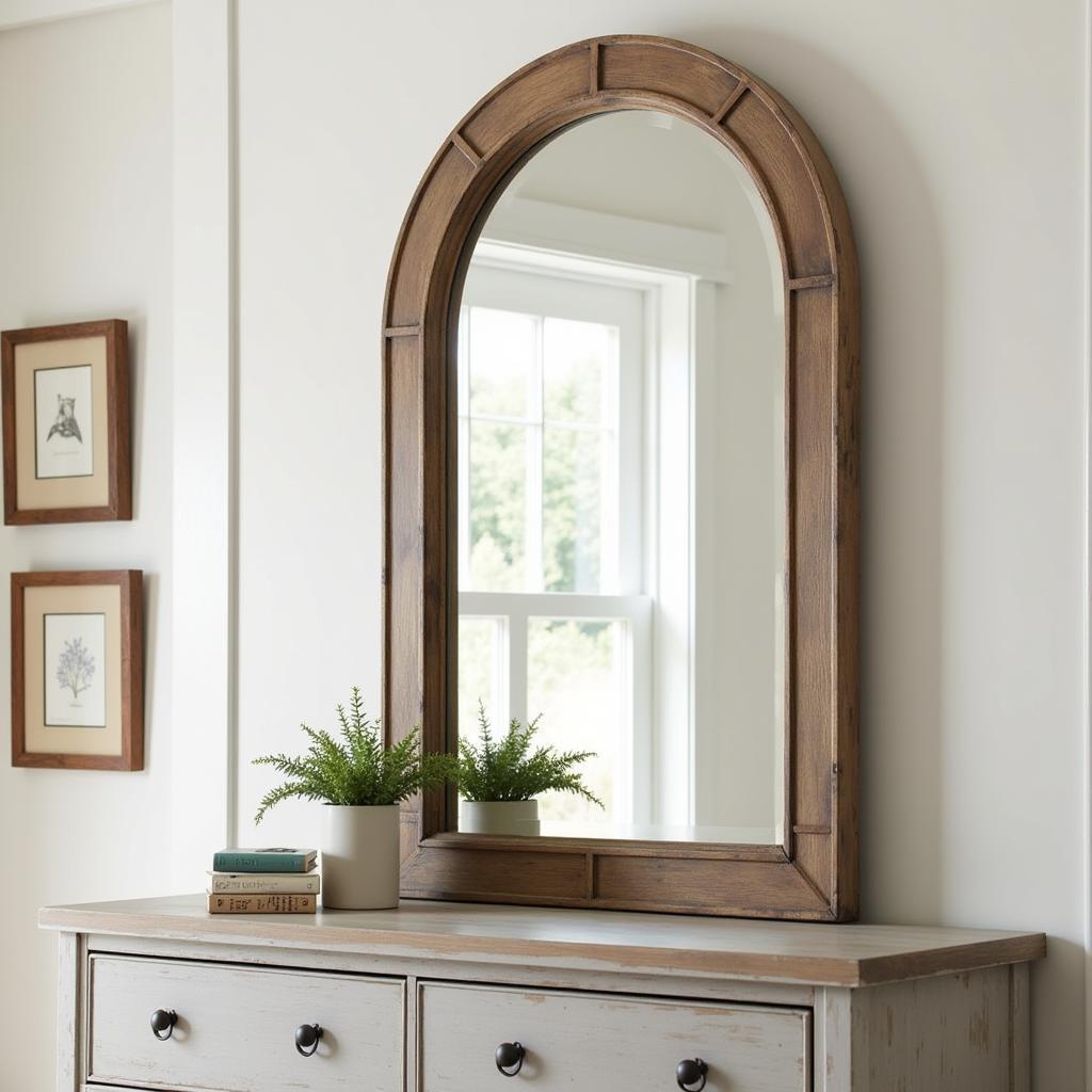 Erin Gates Mirror as a Bedroom Focal Point