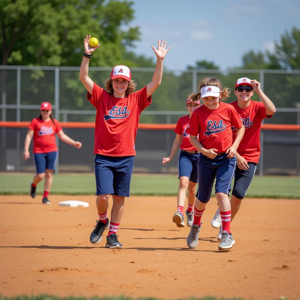 ESA Softball Gameplay