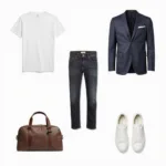 Men's essential clothing items for a contemporary wardrobe