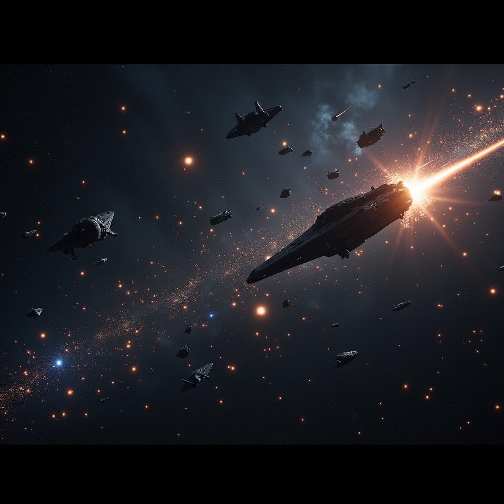 Eve Online Large-Scale Space Battle