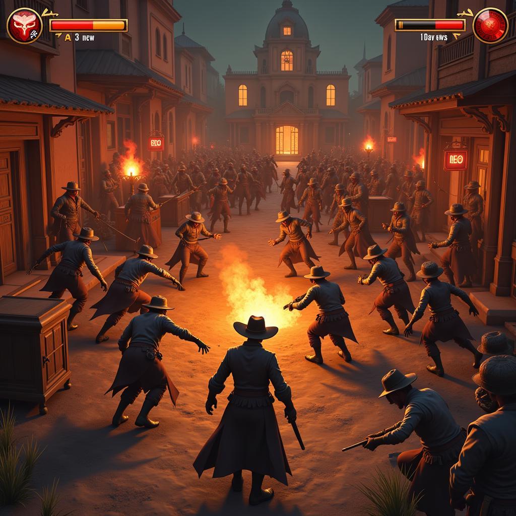 Evil West gameplay with cheats