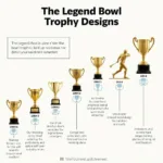 Timeline of Legend Bowl Trophy Designs