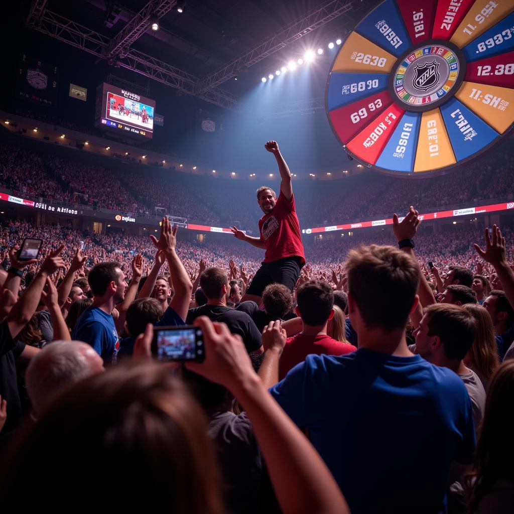 Winning an NHL Wheel Spin 