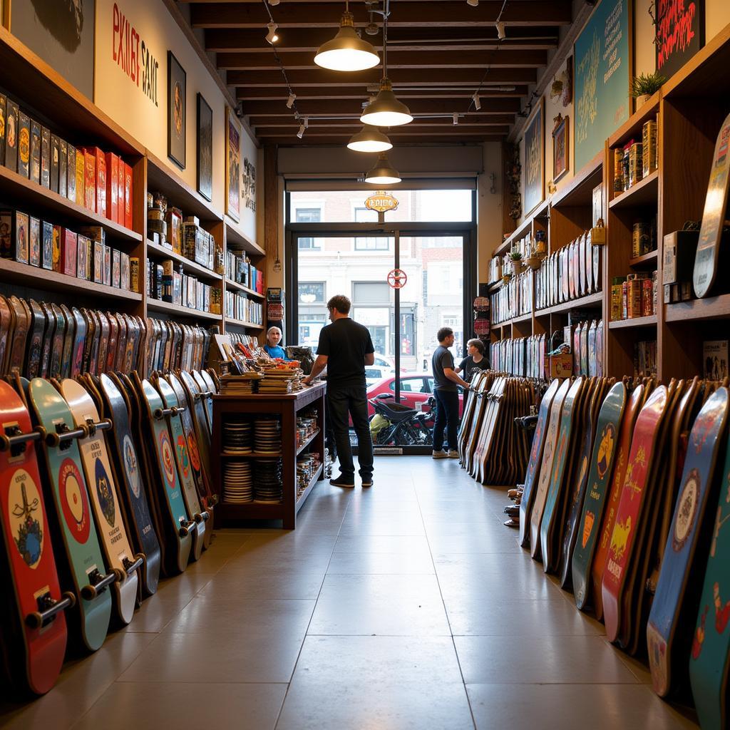 Exist Skate Shop Swansea Interior