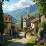 Exploring Italian Villages in Games