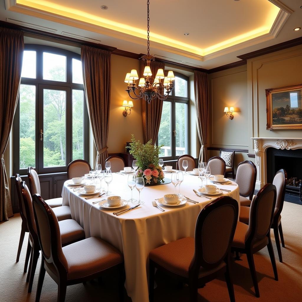 Dining Room with Large Rectangular Table