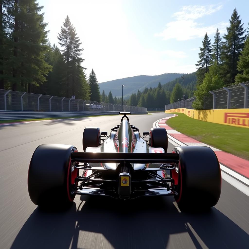 Navigating Eau Rouge