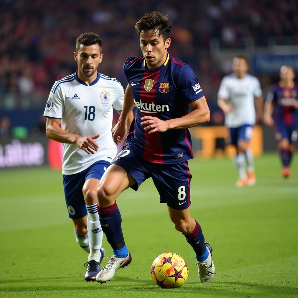 Fabio Carvalho showcasing his impressive dribbling skills