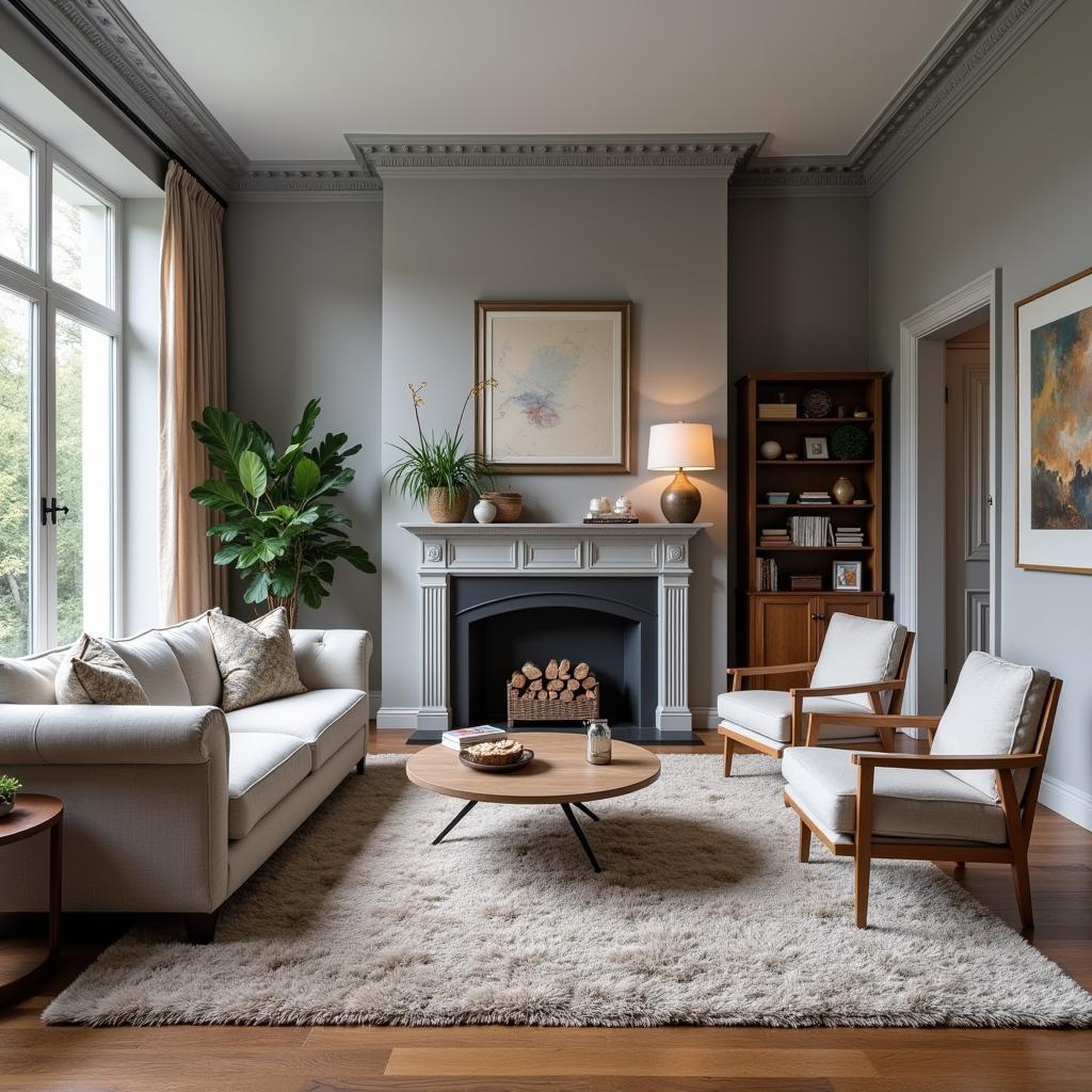 Faded Gray Living Room