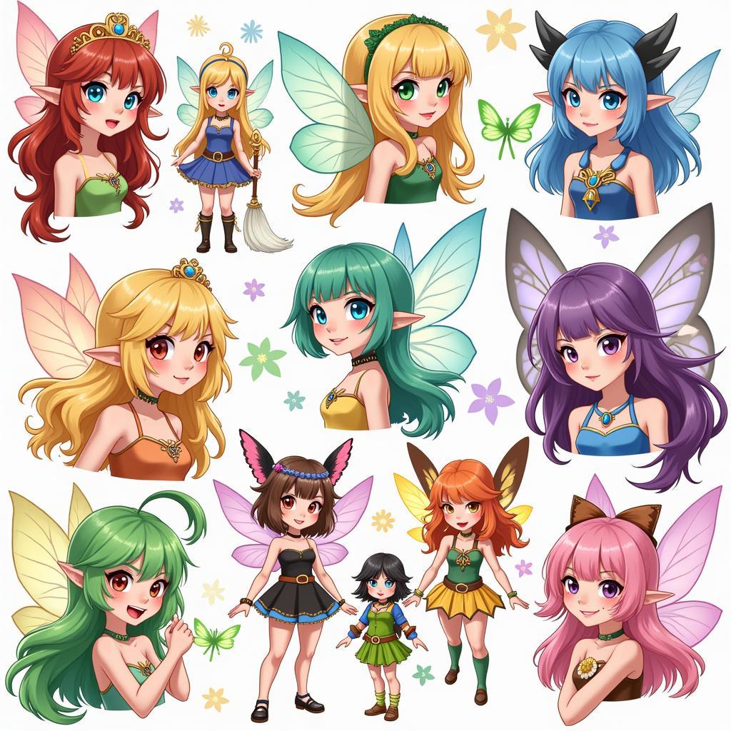 Diverse Fairy Characters in Video Games