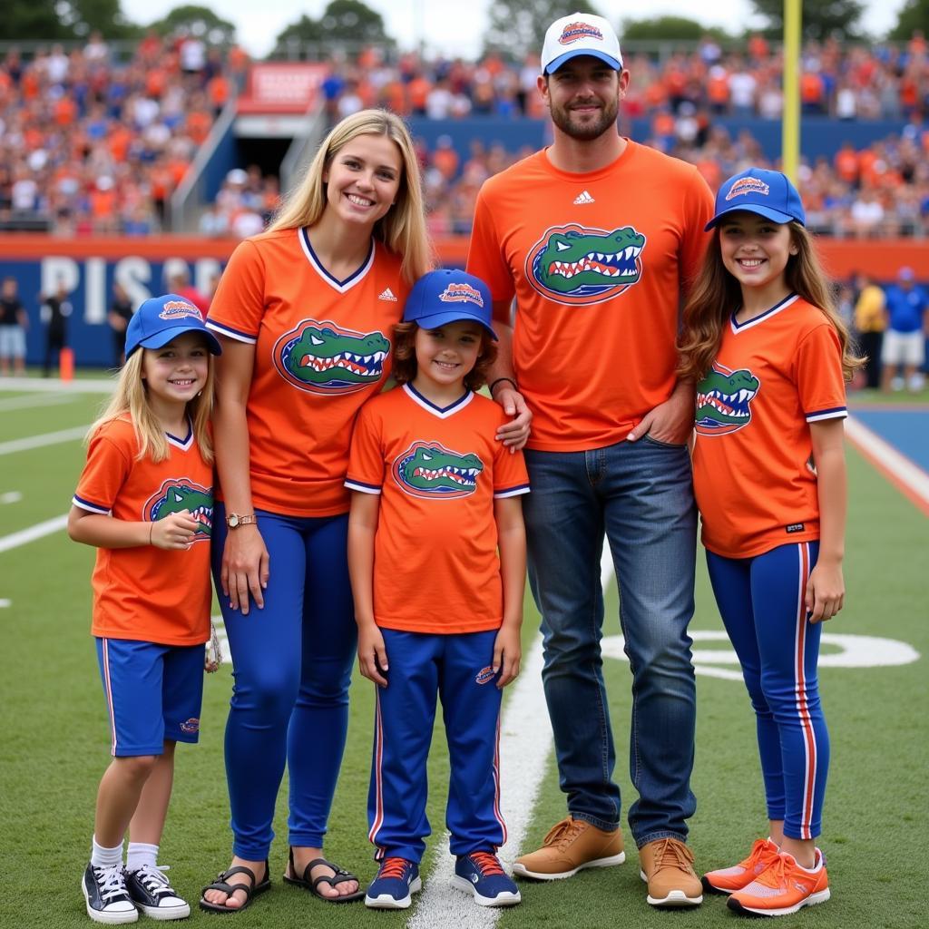 Family Gator Gameday Outfits