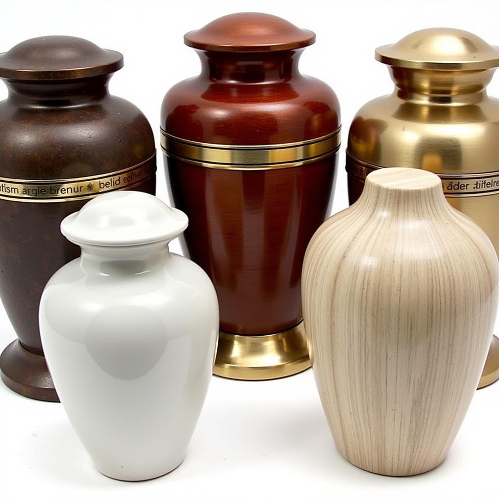 Various Types and Materials of Family Urns