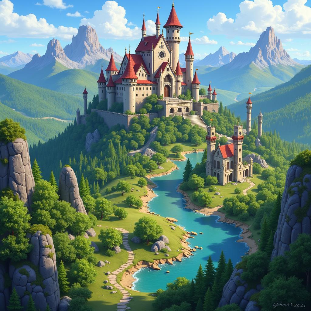 Fantasy Kingdom Concept Art