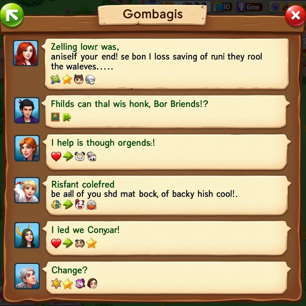 Farmville 2 players socializing and building friendships