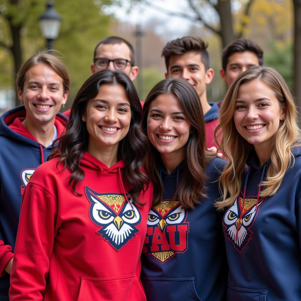 FAU Students Showing School Spirit