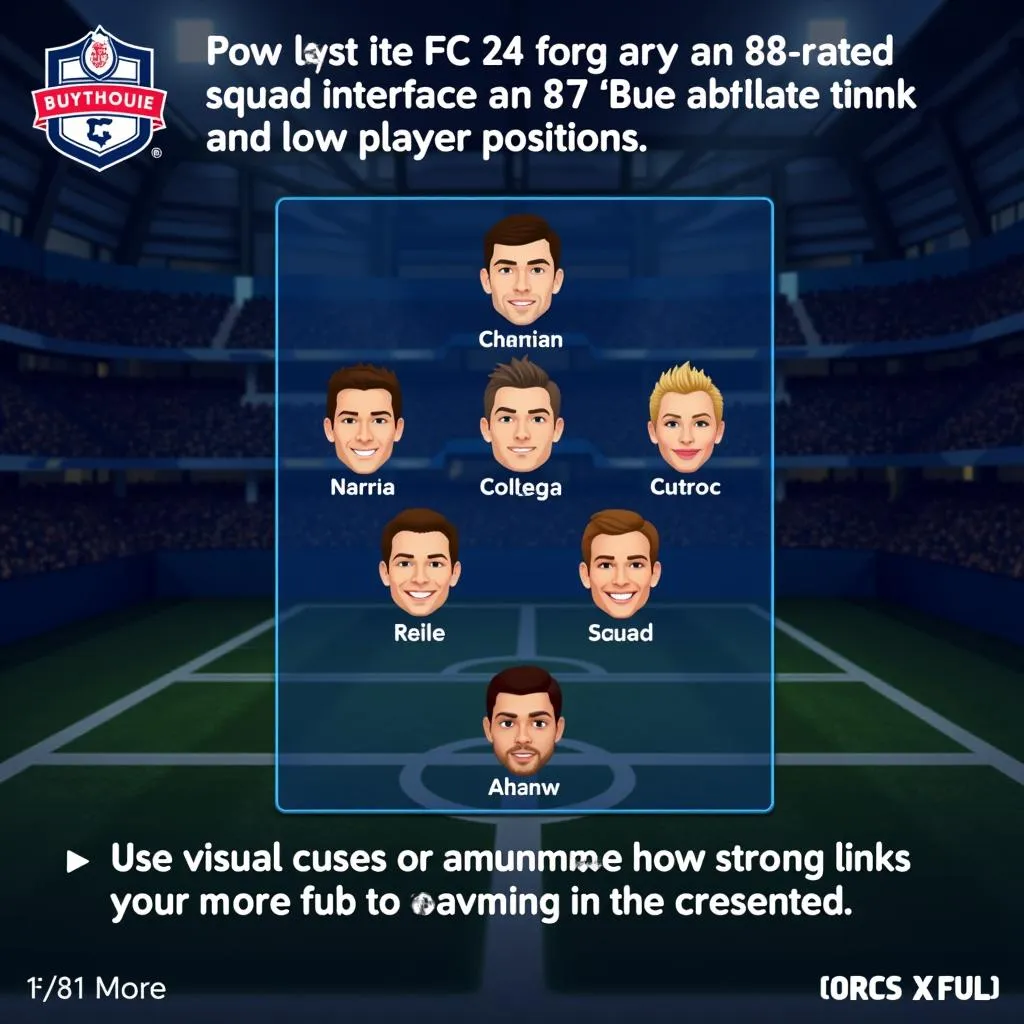 FC 24 Squad Builder Interface