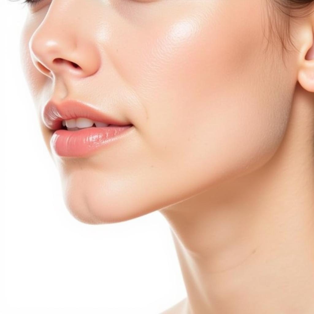 Female Jawline PNG for Beauty and Makeup Tutorials