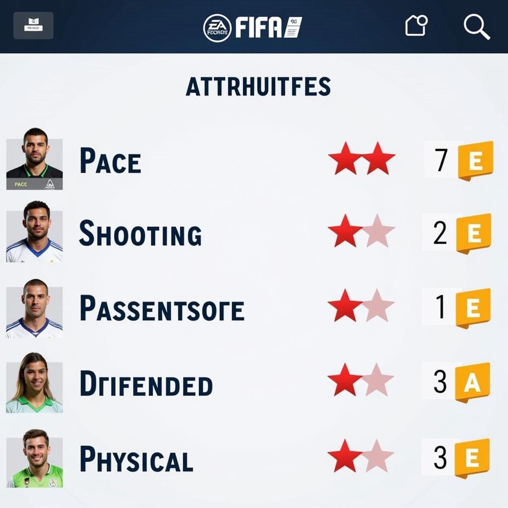 FIFA Mobile Player Stats Breakdown