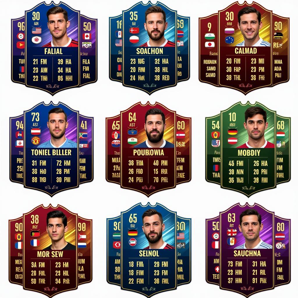 FIFA PNG Player Cards