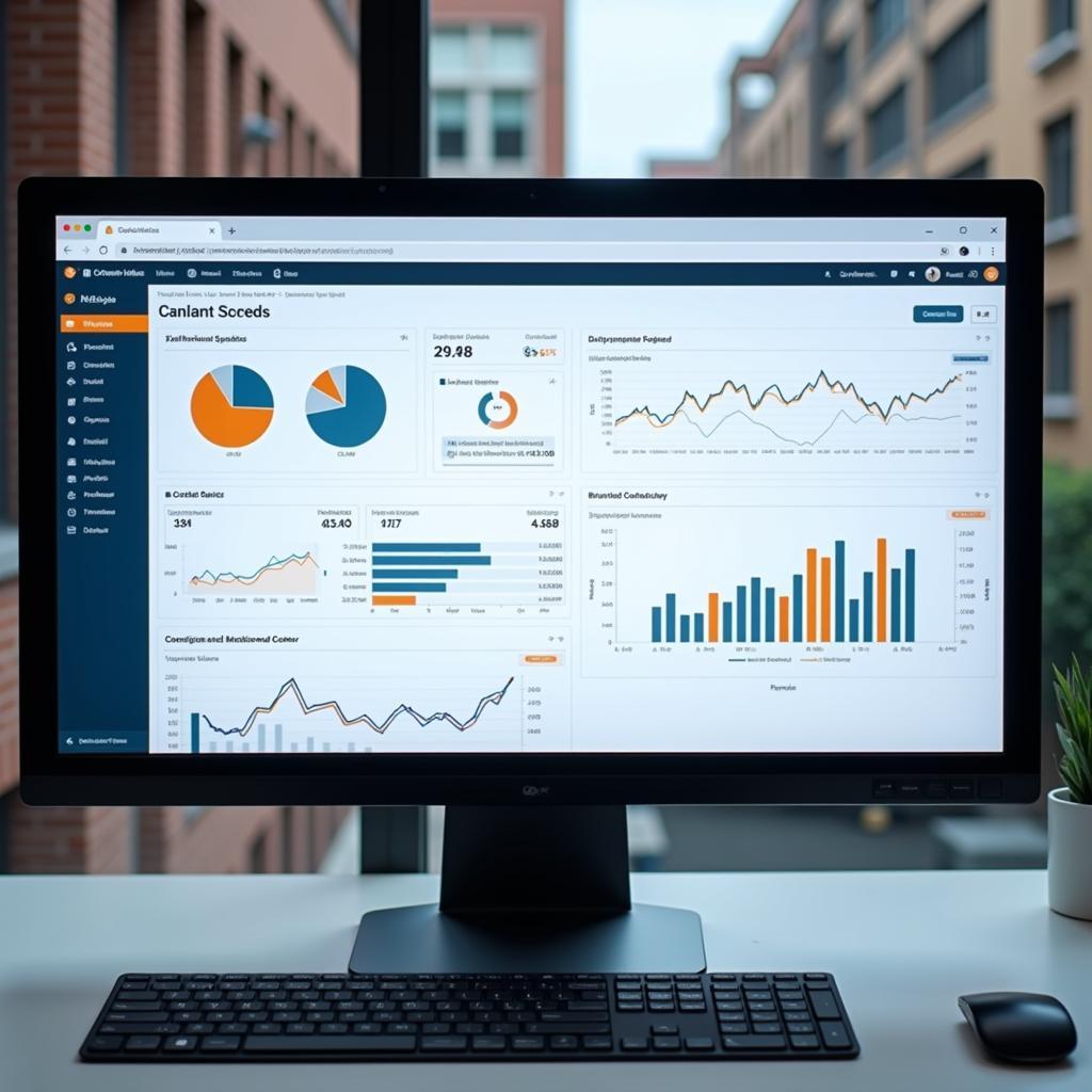 Analyzing financial data with charts and graphs 