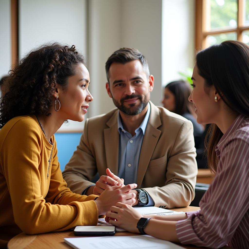 People connecting and building healthy relationships