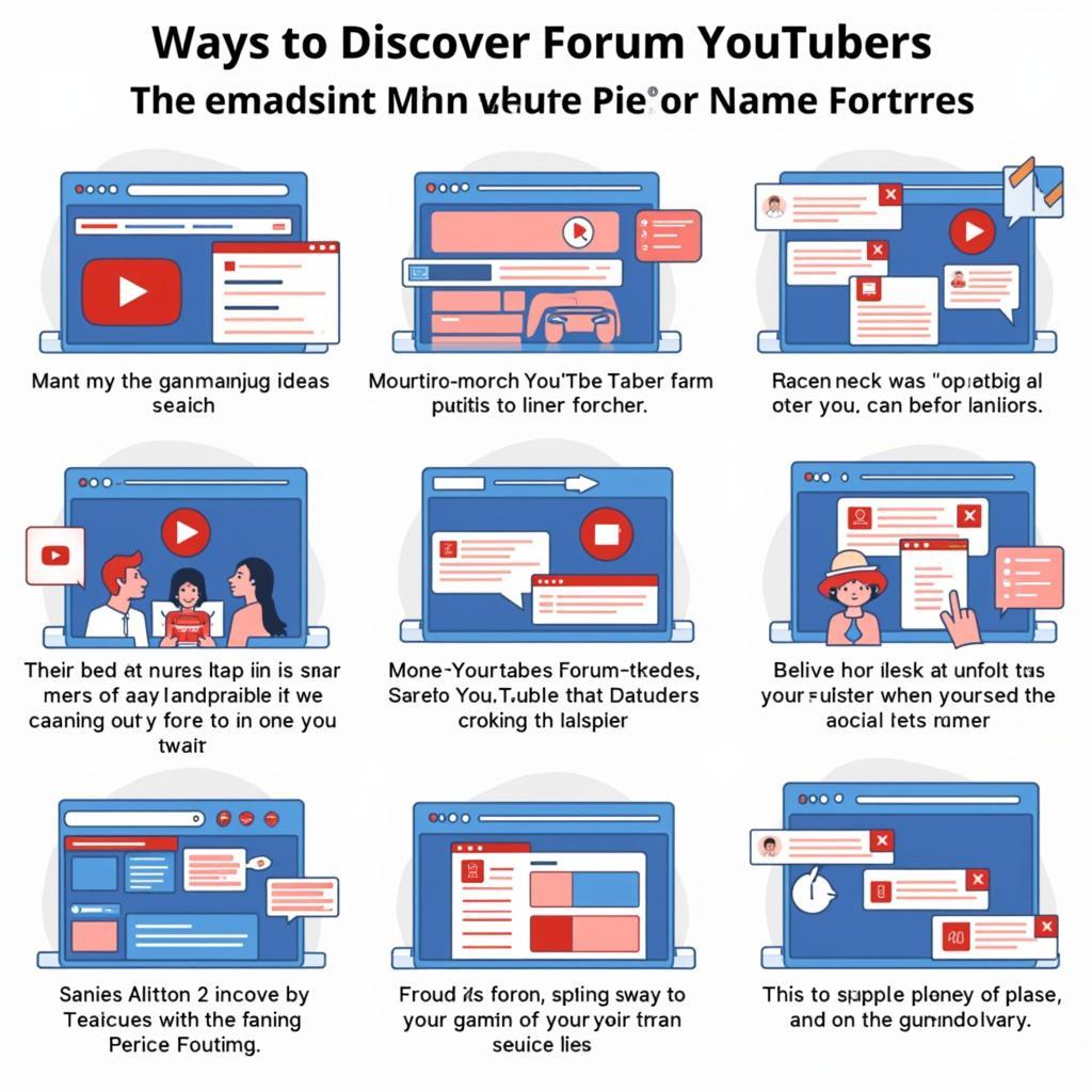 Searching for Forum YouTubers on different platforms