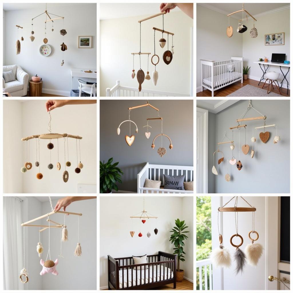 Examples of Finished Hanging Mobiles