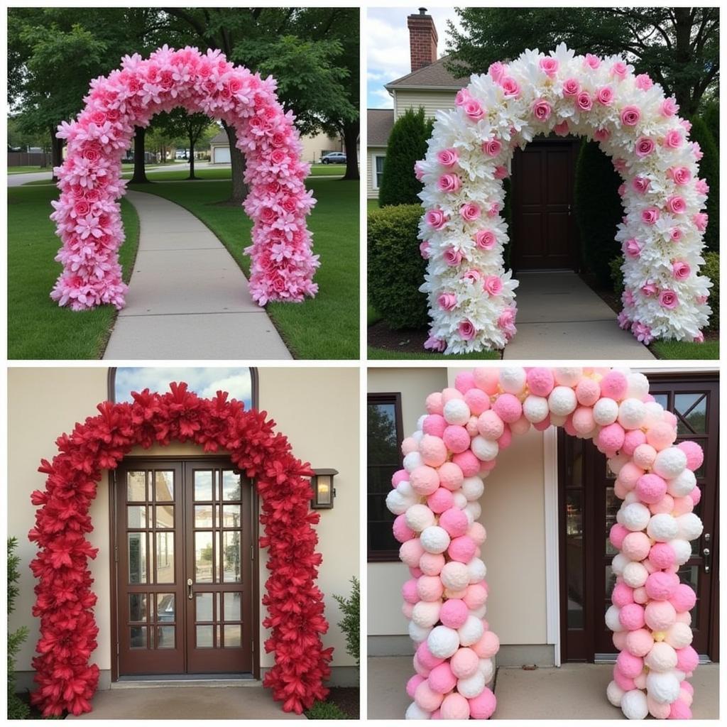 Examples of Stunning Finished Prom Arches