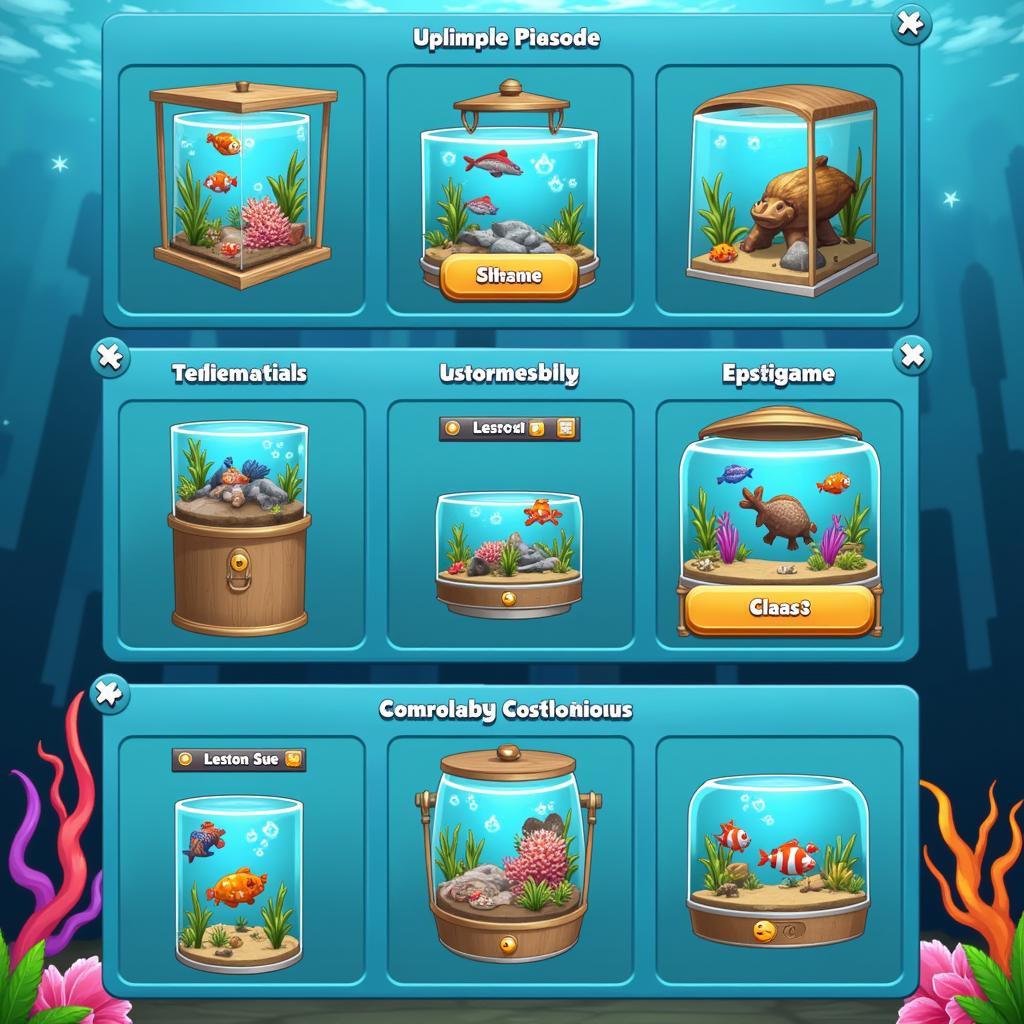 Fish Tycoon Tank Customization