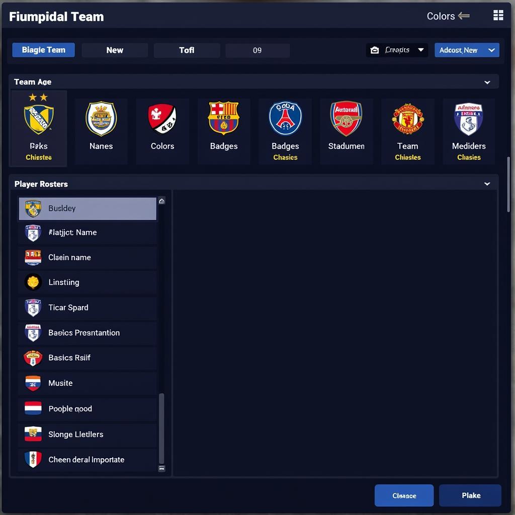 Creating a Fictional Team in Football Manager 23