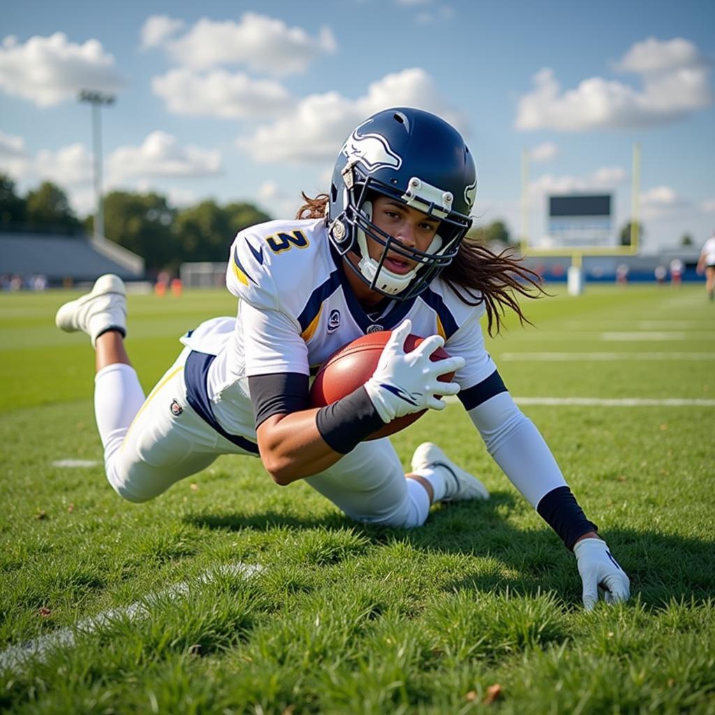 Football Arm Sleeves Protecting Player