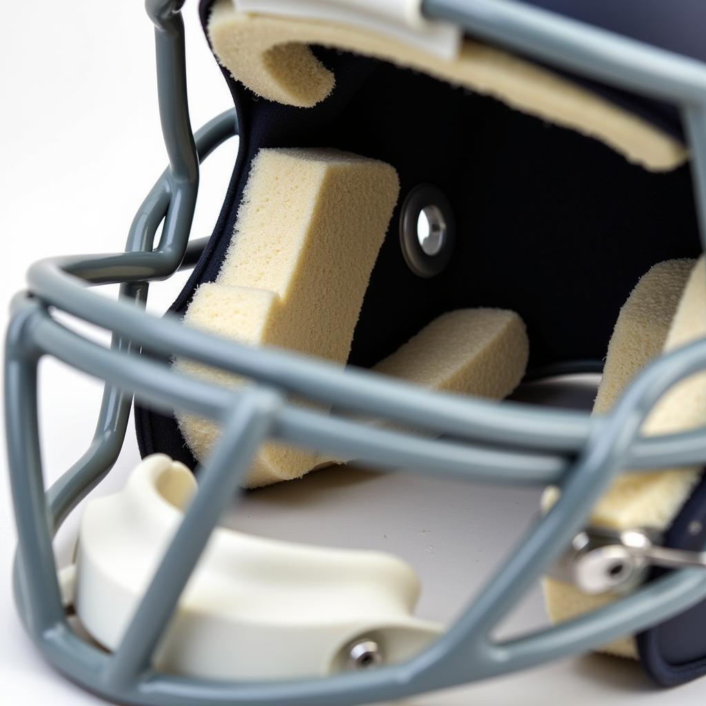 Close-up of Football Helmet Liner