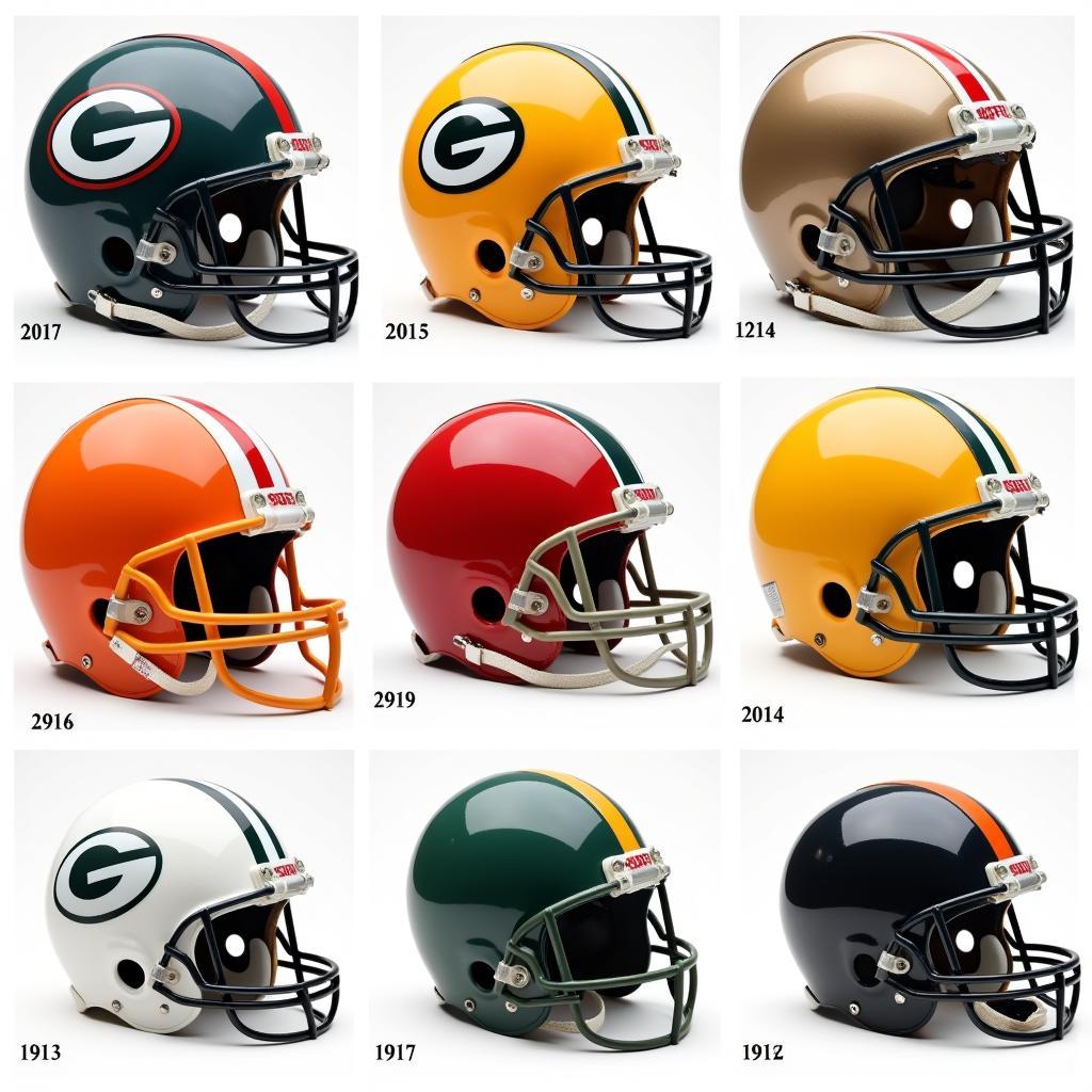 Evolution of Football Helmet Stripes